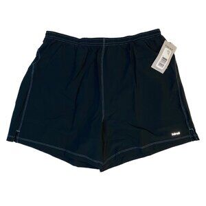 Hind Mens Large Alpha Short Black Elastic Waist Hidden Pockets NWT 42617-BK